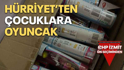 Hürriyet’ten çocuklara oyuncak